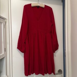 Torrid Red Babydoll Dress